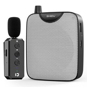SHIDU M500 35W Voice Amplifier Bluetooth Wireless Lavalier Mic Teacher Speaker